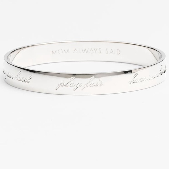 kate spade Jewelry - KATE SPADE ‘Mom Said So’ Idiom Bangle